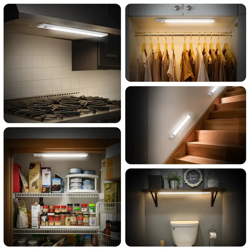 Under Cabinet Lights,Motion Sensor Night Light Indoor,Magnetic Installation Dimmable Lights