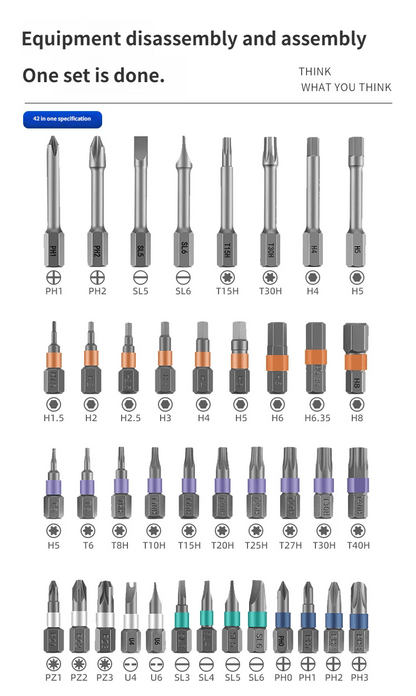 👍24 in 1 DlY Screwdriver Set,Compact and Portable Ratchet Screw0driver SetHome Repair Tool Box