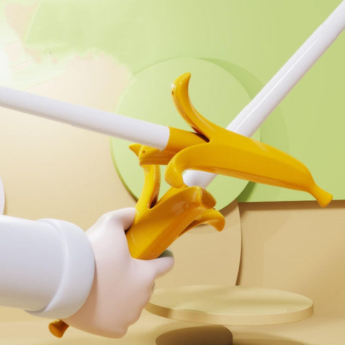 Retractable Banana Sword Toy,Large Banana Fruit Sword