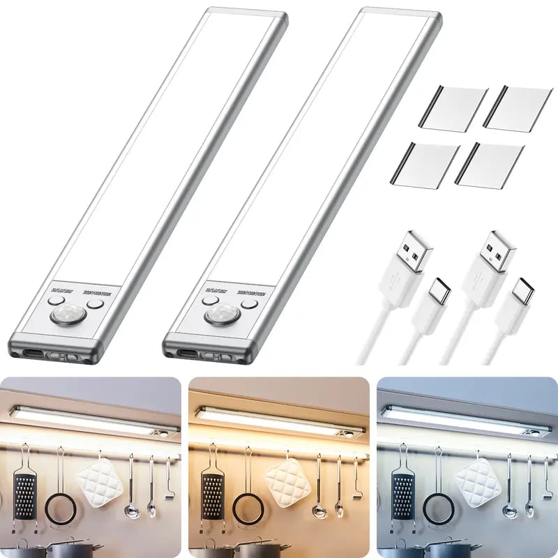Under Cabinet Lights,Motion Sensor Night Light Indoor,Magnetic Installation Dimmable Lights