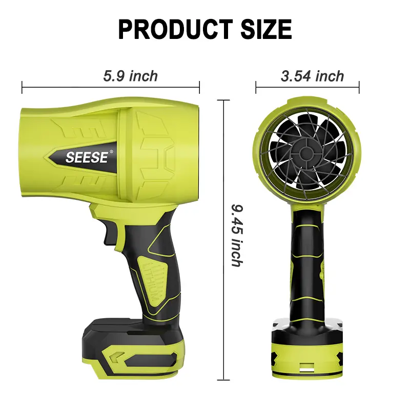 SEESE™ Turbo Jet Blower – The Ultimate Handheld Cordless Blower for Powerful Cleaning and Convenience