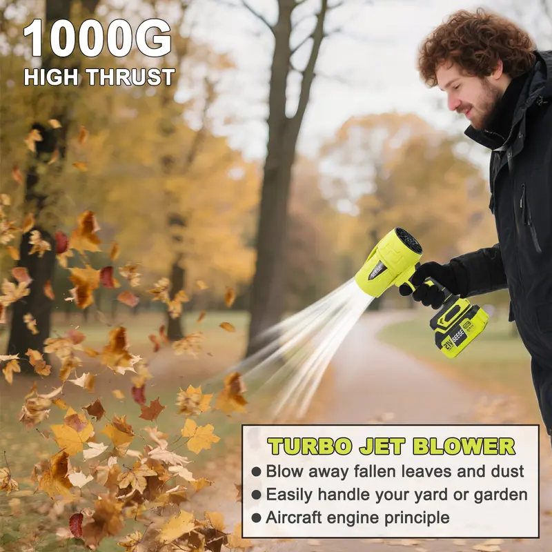 SEESE™ Turbo Jet Blower – The Ultimate Handheld Cordless Blower for Powerful Cleaning and Convenience