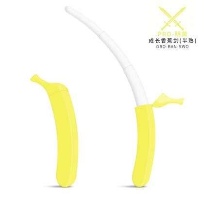 Retractable Banana Sword Toy,Large Banana Fruit Sword