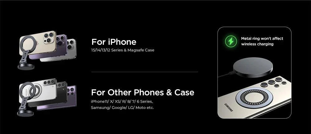 STRONG MAGNETIC FOLDABLE CAR PHONE HOLDER