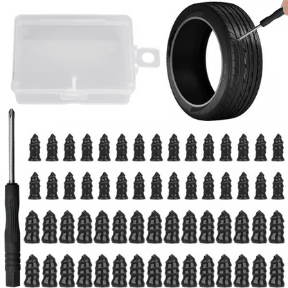 🔩60PCS Tire Repair Rubber Nails Kit with 2 Sizes