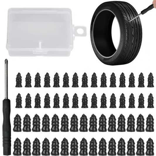 🔩60PCS Tire Repair Rubber Nails Kit with 2 Sizes